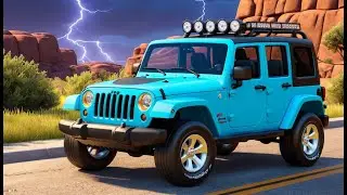 Zooming Down the Street in My Jeep | Exciting Jeep Ride Song for Kids | Fun Vehicle Rhyme