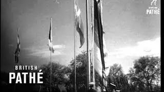 Germany Flag Flies Over Hq (1955)