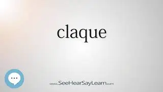 claque - Smart & Obscure English Words Defined 🗣🔊