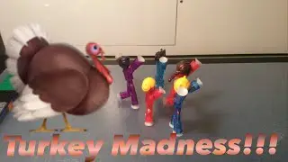Turkey Madness! | Thanksgiving Special | #stikbot #LEGO