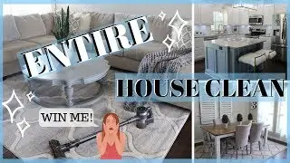 ENTIRE HOUSE CLEAN | HUGE GIVEAWAY | CLEAN WITH ME