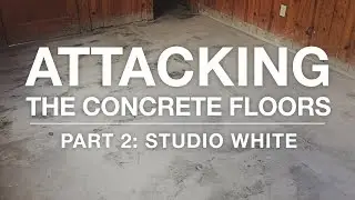 Removing Tar on Concrete: Attacking the Concrete Floors Part 2