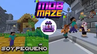 Eres CHIQUITO en este SERVER de MINECRAFT | MOB MAZE