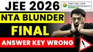 👹NTA Gone Mad💔 Massive Errors Report In Answer Key ⚠️JEE 2026 Jan Attempt 🚨