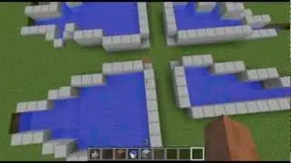 Как направить мобов в поток воды, не давая им застрять &mdash; Minecraft Tutoiral