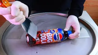 pepsi ice cream rolls street food - ايسكريم رول على الصاج بيبسي