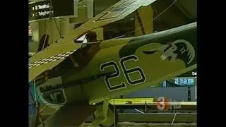 S.P.A.D. XIII Aircraft Installation in Terminal #3 at the Phoenix Sky Harbor Airport