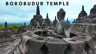 Borobudur Temple Walking Tour | Indonesia [4K]