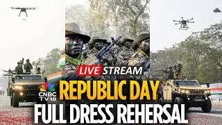 Republic Day LIVE: Tri-Forces Conduct Full Dress Rehearsals For Republic Day At India Gate | N18L
