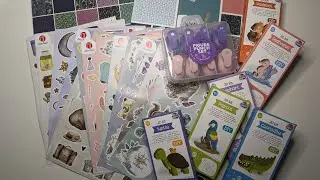 Schneller Action Haul mit super süßen neuen Stickern mega schönen 3D Figuren neuen Stanzern  Blöcken