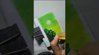 Panting idea 💚#art #painting #foryou #creative #satisfyling #colors #artwork #shortsfeed #shorts