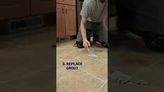 How to Repair Cracked Grout #diy #construction #grouting #floating #flooring #homeimprovement