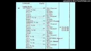 The Sounds of Long Distance pgm. 7: Calling NY State's 315 area from NYC, Summer 1977, continued