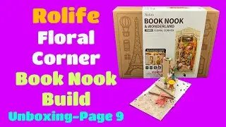 Rolife Floral Corner Book Nook Build: Unboxing-Page 9