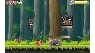Прохождение Red ball 4 16-20 уровень. Красный шарик - дремучий лес.
