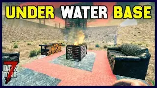 7 Days To Die - Under Water Base Vs Horde Night - Does It Work? A19.4