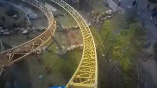Universal Epic Universe Stardust Racers Green Side On-Ride (No Copyright)