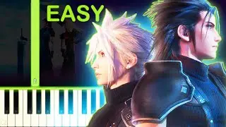 FINAL FANTASY VII EVER CRISIS THEME - EASY Piano Tutorial