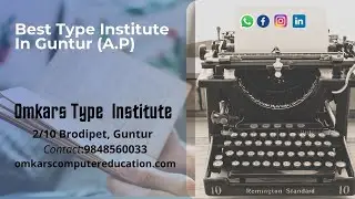Best Type Institute In Guntur 2021 | Omkars Type Institute
