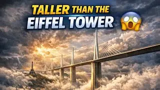Millau Viaduct:The World&rsquo;s Tallest Bridge That DefiedNature#MillauViaduct#EngineeringMarvel#shorts 