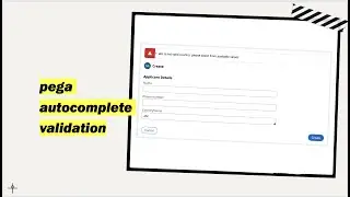 Автозаполнение Pega/Проверка автозаполнения #pega #Pegadev #pegahelp