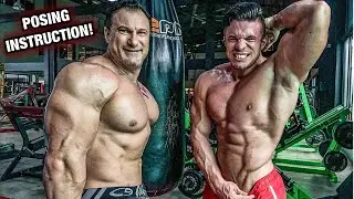 BODYBUILDING POSING INSTRUCTION with Tony Huge at Muscle Factory Bangkok