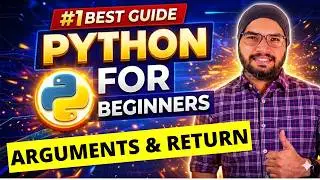 #32 Functions with Arguments & Return Statement in Python