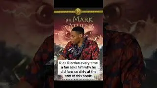 Rick Riordan getting asked about the Mark of Athena ending: