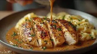 Crispy chicken in creamy garlic parmesan sauce &ndash; Easy recipe