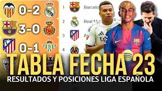 TABLA DE POSICIONES DE LA LIGA ESPA&Ntilde;OLA Y RESULTADOS HOY 2025 / 2026 | REAL MADRID VENCE A VALENCIA