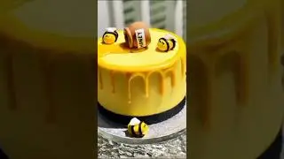 Honeybee cake/honey cake/unique cake decoration ideas/theme cake/designs#cake #ytshorts #decoration