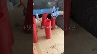 Textile tube production process #bobbin #tube #yarn