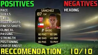 Fifa 15 Sanchez 87 Rated SIF Upgrade Player Review and In Game Stats!