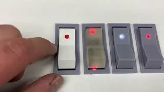 Star Wars Inspired Fully Functional Rocker Switch with LED&rsquo;s for your cockpit