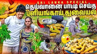 தெய்வானைப் பாட்டியின் காரசாரமான புளியங்காய் துவையல் 😋 | 🇱🇰 Sri lankan special | Rj with Kj 