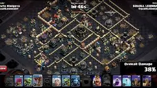 Clash of clans - TH9 3 звезды TH17