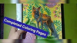 Completed Coloring Pages | Early January 2026 | Icedhazelnut Channel #adultcolouring 