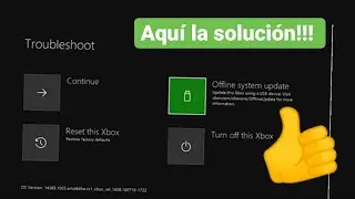 TUTORIAL para reparar tu consola XBOX ONE algo salio mal ERROR  E100 E101 E105, E102, E305, E200