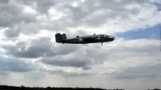 B-25 Fly By - Sidney Air Fair 2005