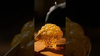 cauliflower cut glass knife #relax #relaxing #ai  #3amedition  #asmr #veo3 #3amedition #comedy