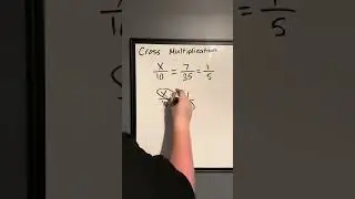 How To Cross Multiply To Solve For X