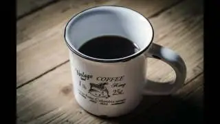 ASMR - Coffee drinking - slurping and tapping sounds