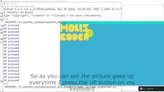 [PyGame Tutoria#6] How to get keyboard input | How2PyGame | Mous Coder
