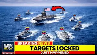 Venezuelan Warships Try to Stop a U.S. Carrier&mdash;Aegis System LOCKS ON