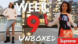 SUPREME WEEK 9 FW20 UNBOX and TRY-ON: SIGG Bottle, Small Logo Crewneck, Mohair Beanie and BOBSLEDS!
