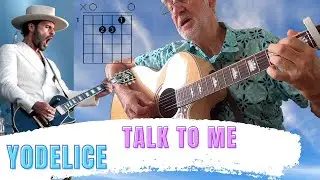 Yodelice - Talk to me (Cover with chords - Jacterry) Lesson. How to play.