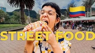 🇨🇴 Experimentando COMIDAS DE RUA em Bogotá | Colômbia