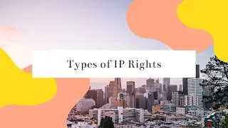 The 4 different types of IP rights