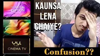 Mi 4A Horizon Edition Vs Realme 32 Inch Vs VU Cinema 32 Inch Detailed Comparison | My Opinion