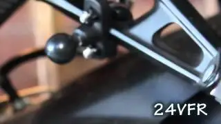 How to install a cup holder on a sport bike